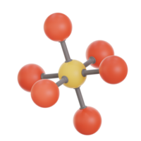 atomique jouet 3d icône illustration png