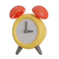 alarm clock 3d icon illustration png