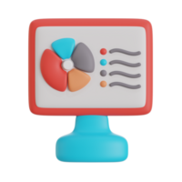 analytic 3d icon illustration png