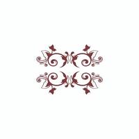 Ornaments elements mandala floral retro corners frames borders  art deco design vector file