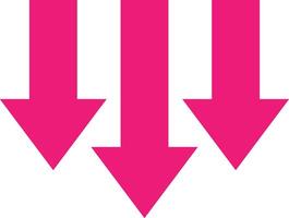 Decrease Analytics Graph vector