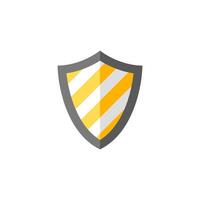 Shield icon in flat color style. Protection, computer virus, antivirus vector