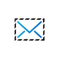 Envelope icon in duo tone color. Mail email message communication vector