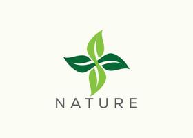 Green leaf logo design vector template. Nature Leaf vector logo Design