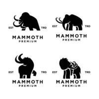 mamut logo icono diseño icono ilustración vector