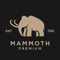 mamut logo icono diseño icono ilustración vector