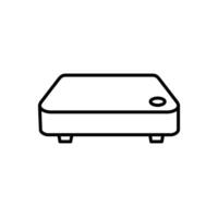 Mini Pc line icon design illustration vector