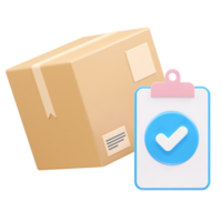 Delivery icon 3d illustration transparent element png