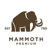 mamut logo icono diseño icono ilustración vector