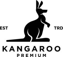 Kangaroo head face Logo icon design illustration vector