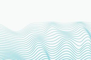 abstract blue line wave background vector