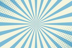 vintage retro sunburst abstract background halftone with rays vector