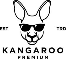 Kangaroo Logo icon design illustration vector