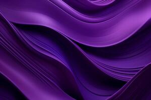 AI generated Abstract purple waves background. AI generated. photo