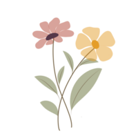 einfach Blume Aquarell png