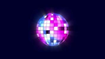 3D animated disco ball video