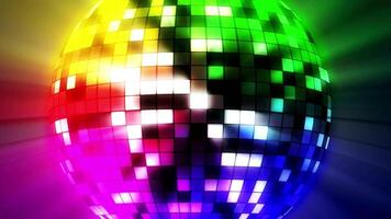 3d geanimeerd disco bal video