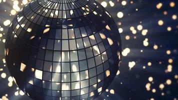 3D animated disco ball video