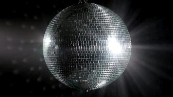 3D animated disco ball video