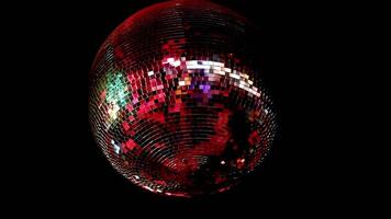 3D animated disco ball video