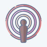 Icon Podcast. related to Podcast symbol. doodle style. simple design editable. simple illustration vector