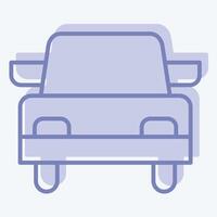 Icon Wedding Car. related to Ring symbol. two tone style. simple design editable. simple illustration vector