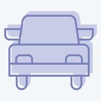 Icon Wedding Car. related to Ring symbol. two tone style. simple design editable. simple illustration vector