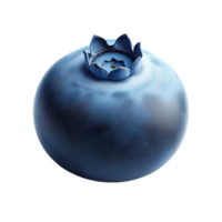 AI generated Blueberry isolated on Background. PNG Fruits Transparent Background