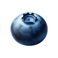 AI generated Blueberry isolated on Background. PNG Fruits Transparent Background