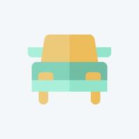 Icon Wedding Car. related to Ring symbol. flat style. simple design editable. simple illustration vector