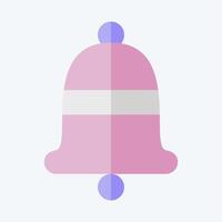 Icon Bell. related to Ring symbol. flat style. simple design editable. simple illustration vector