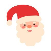 Vector illustration with Santa Claus cartoon