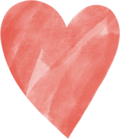 Red heart clipart png isolated