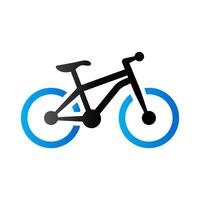 montaña bicicleta icono en dúo tono color. deporte explorar bicicleta vector
