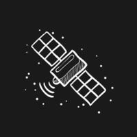 Satellite receiver doodle sketch illustration vector