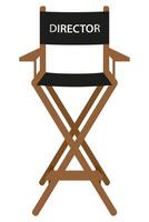 director cinema chair stock vector illustration isolated on white background