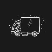 Truck doodle sketch illustration vector