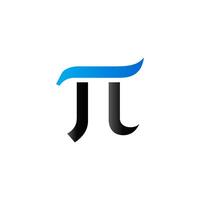 Greek alphabet icon in duo tone color. Mathematics number vector