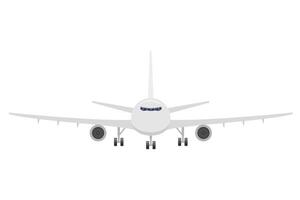 passenger airplane stock vector illustration isolated on white background