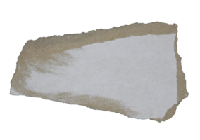 pièce de blanc papier déchirer isolé sur transparent Contexte png fichier