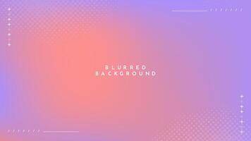 Gradient blurred background in shades of purple and orange. Ideal for web banners, social media posts, or any design project that requires a calming backdrop vector