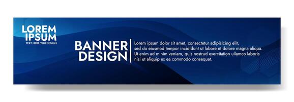 Abstract dark blue banner color with a unique wavy design. It is ideal for creating eye catching headers, promotional banners, and graphic elements with a modern and dynamic look. vector