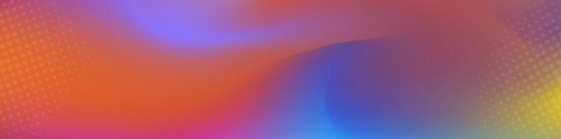 Gradient blurred background in shades of orange and blue . Ideal for web banners, social media posts, or any design project that requires a calming backdrop vector