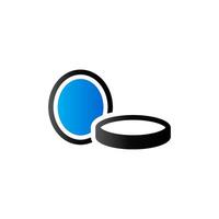 Camera filter icon in duo tone color. Photography equipment instrument vector