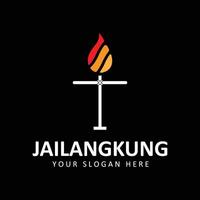 Jailangkung logo vector icono ilustración diseño. un fantasmal vocación muñeca. espiritual marioneta juego. indonesio tradicional fantasmas marioneta juego.