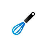 Eggbeater icon in duo tone color. Cooking kitchenware utensil vector