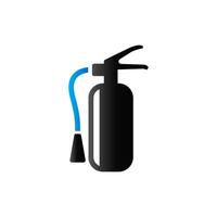 Fire extinguisher icon in duo tone color. Office equipment building vector