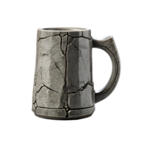 AI generated Stone Mug with transparent background png