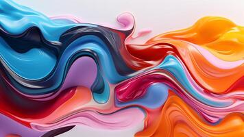 AI generated Liquid Abstract Background photo