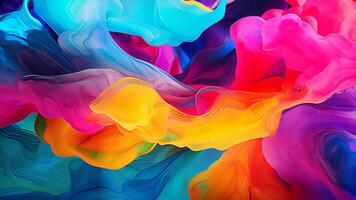 AI generated Liquid Abstract Background photo